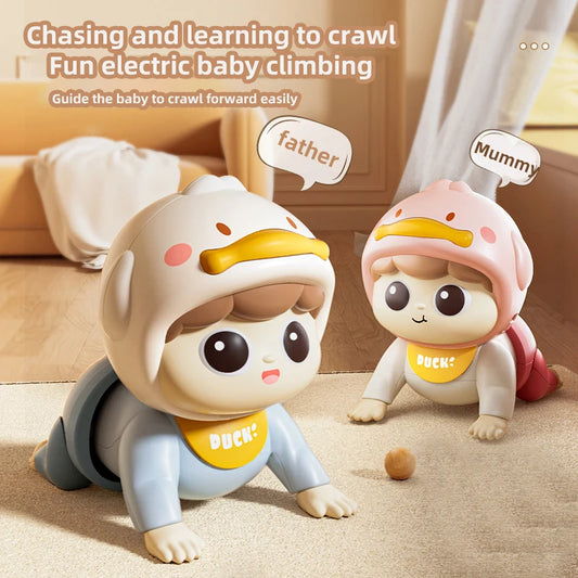Musical Crawling Baby Doll
