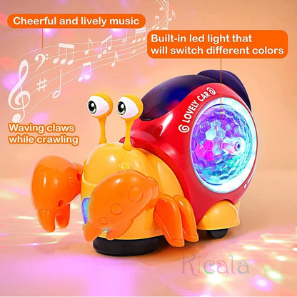Dancing Light-Up Crab Toy