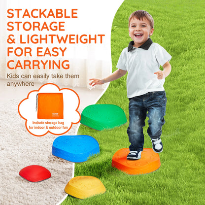 Colorful Balance Stepping Stones