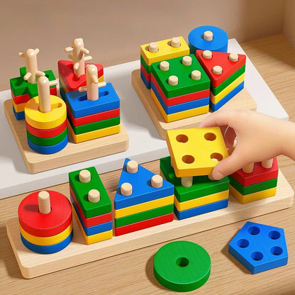 Wooden Learning Fun Puzzle