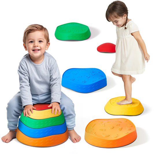 Colorful Balance Stepping Stones