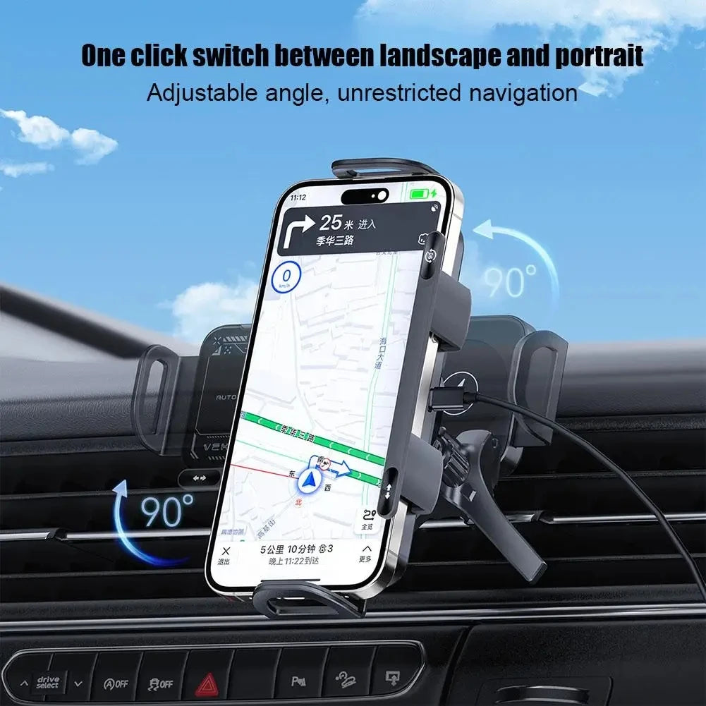 Smart Car Phone Charger Holder