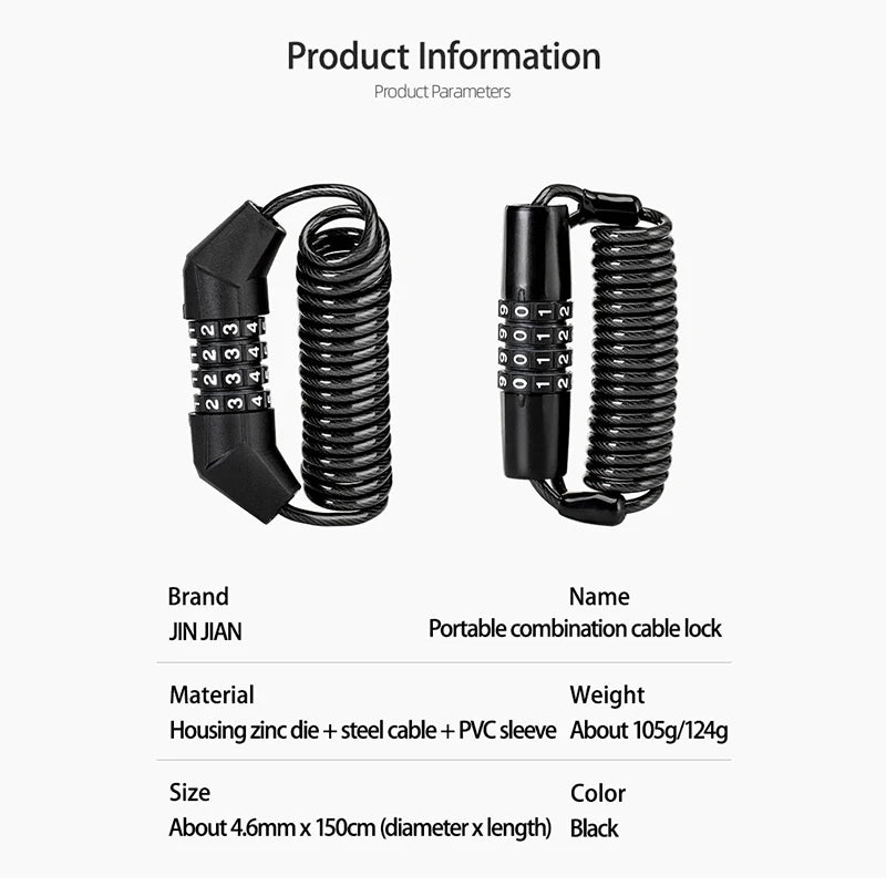 ROCKBROS Secure Bike Lock