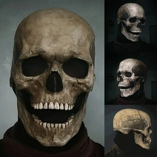 Spooky Skull Halloween Mask - Big Cart Sky