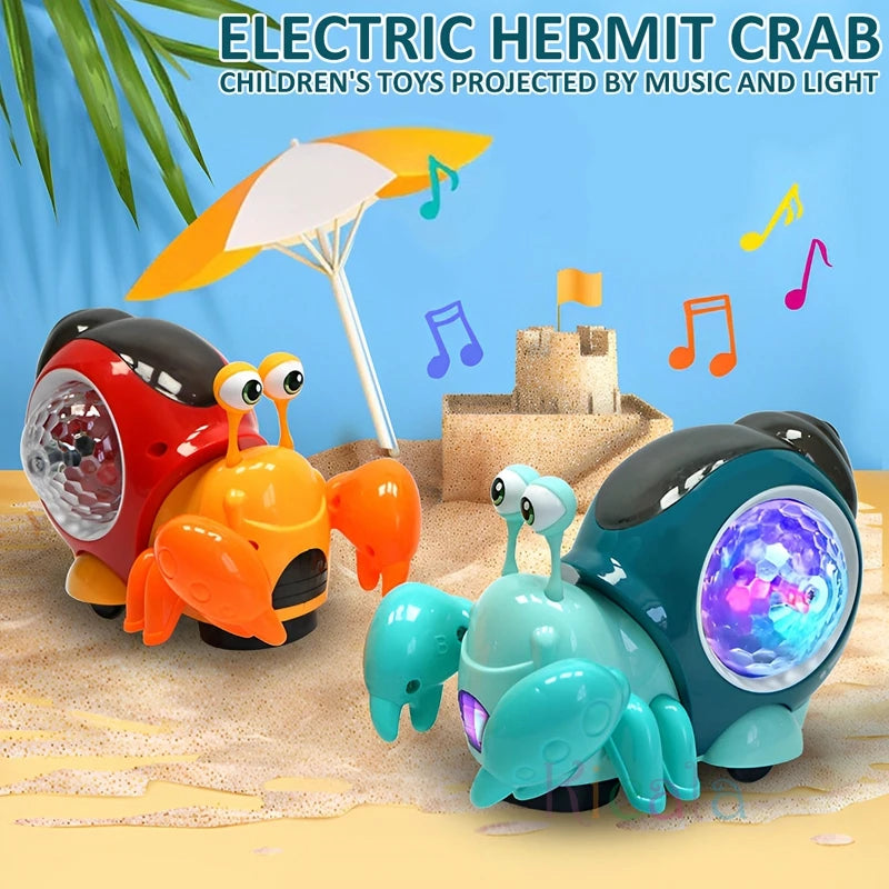Dancing Light-Up Crab Toy