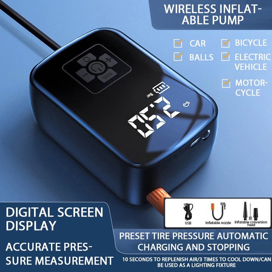 Versatile Electric Tire Pump
