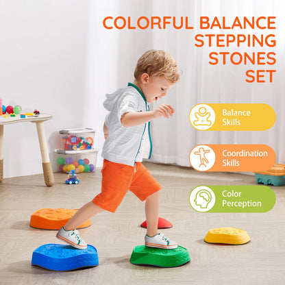 Colorful Balance Stepping Stones