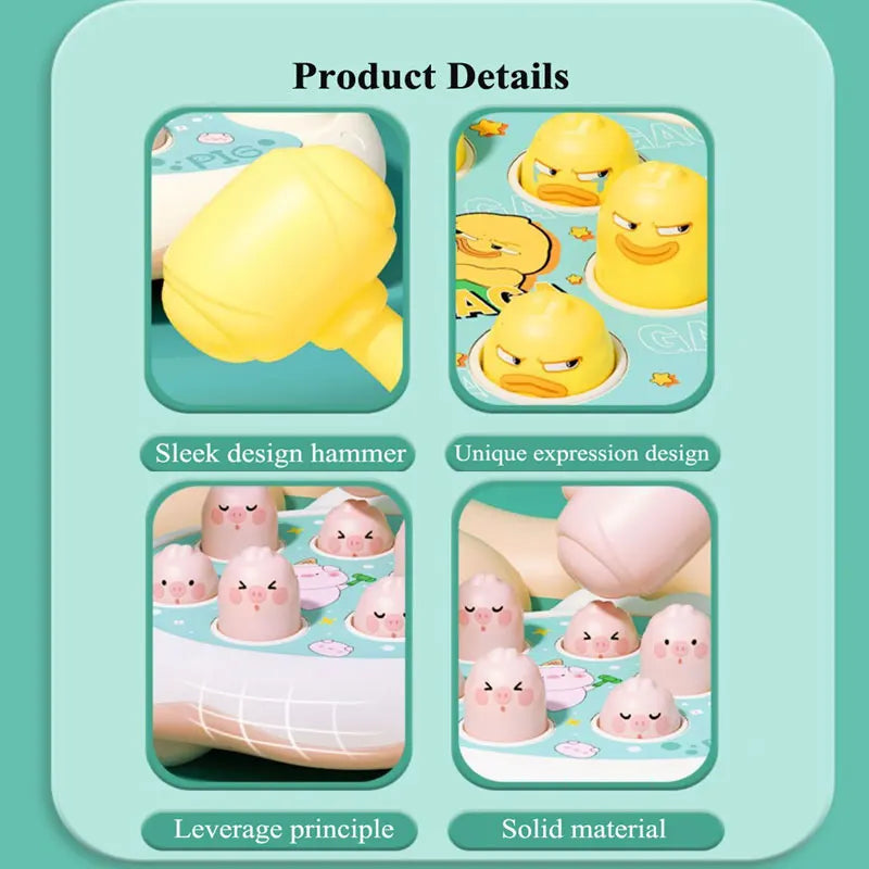 DuckFrogPig Montessori Puzzle