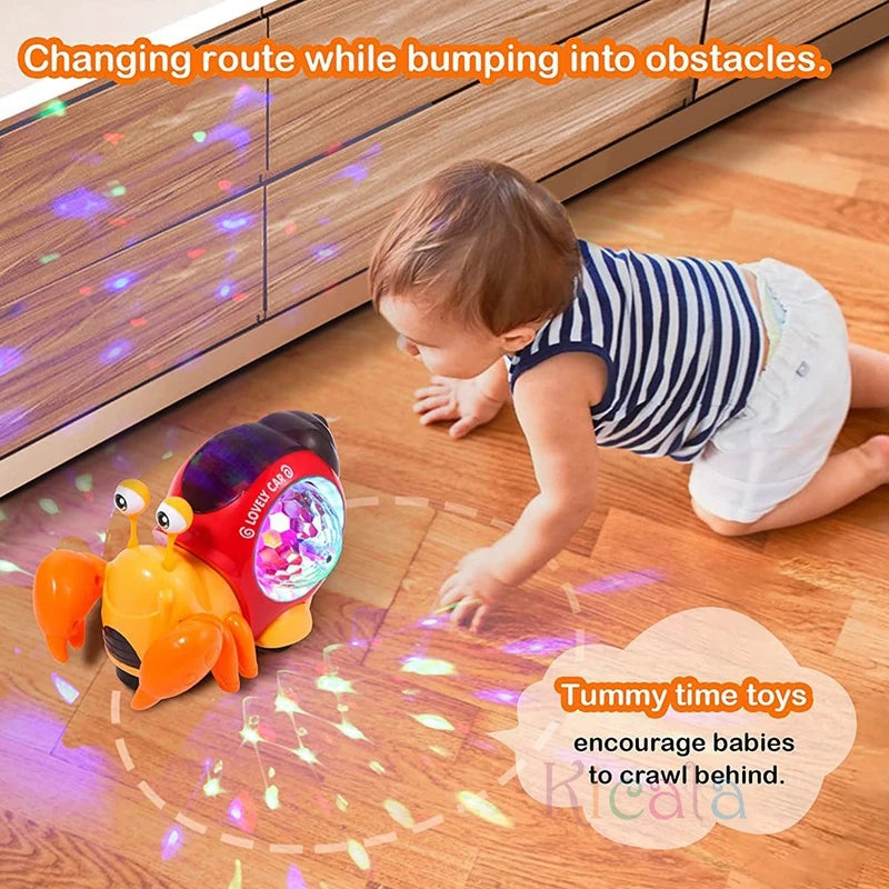 Dancing Light-Up Crab Toy