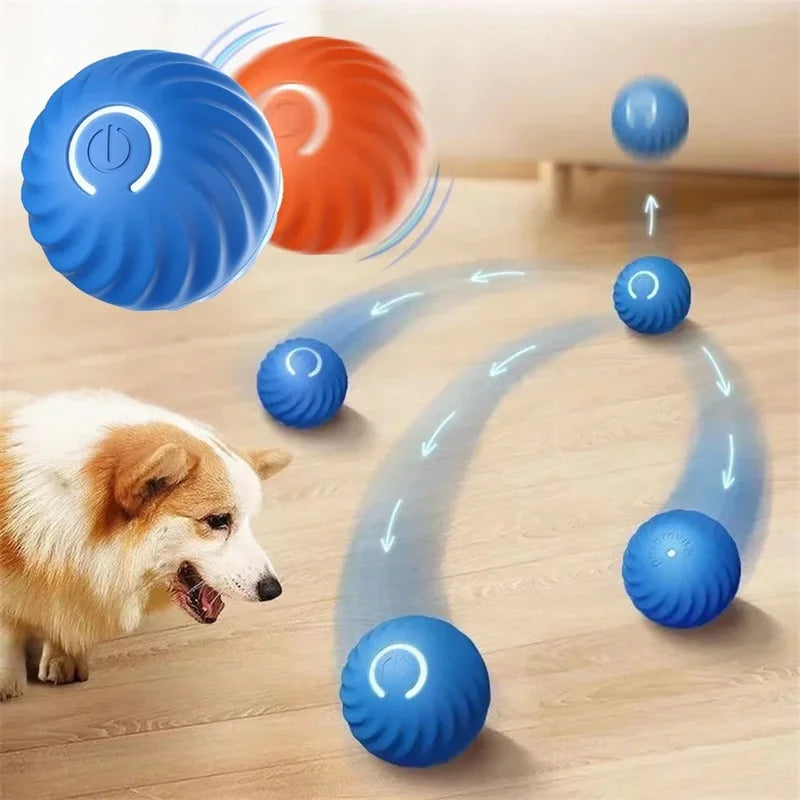 Smart Interactive Dog Ball – USB Rechargeable Automatic Moving Toy for Puppies and Cats" - Big Cart Sky