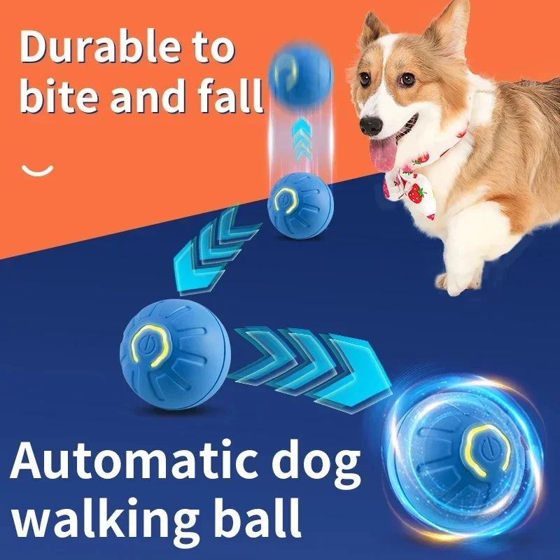 Smart Interactive Dog Ball – USB Rechargeable Automatic Moving Toy for Puppies and Cats" - Big Cart Sky