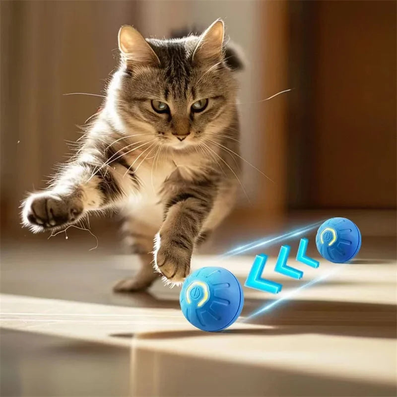 Smart Interactive Dog Ball – USB Rechargeable Automatic Moving Toy for Puppies and Cats" - Big Cart Sky