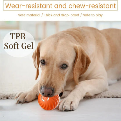 Smart Interactive Dog Ball – USB Rechargeable Automatic Moving Toy for Puppies and Cats" - Big Cart Sky