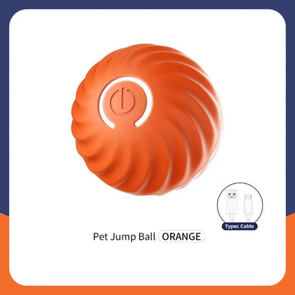 Smart Interactive Dog Ball – USB Rechargeable Automatic Moving Toy for Puppies and Cats" - Big Cart Sky