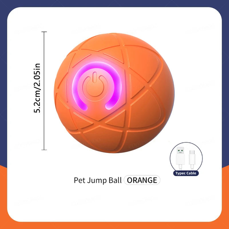 Smart Interactive Dog Ball – USB Rechargeable Automatic Moving Toy for Puppies and Cats" - Big Cart Sky