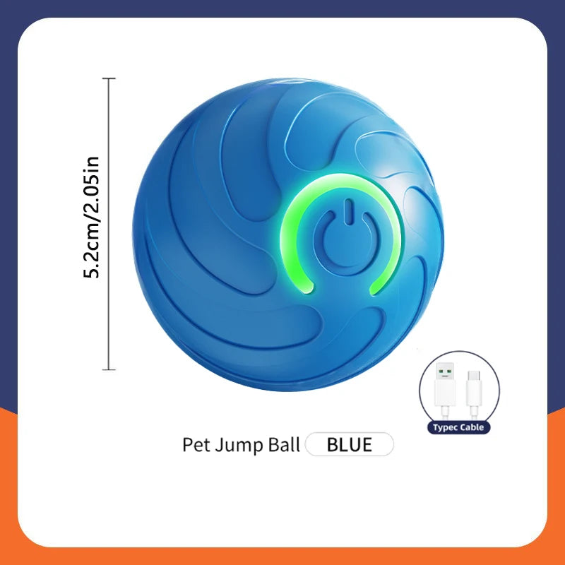 Smart Interactive Dog Ball – USB Rechargeable Automatic Moving Toy for Puppies and Cats" - Big Cart Sky
