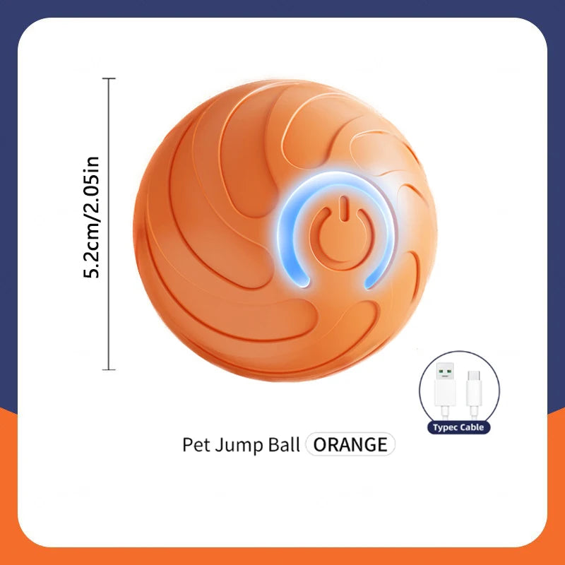 Smart Interactive Dog Ball – USB Rechargeable Automatic Moving Toy for Puppies and Cats" - Big Cart Sky