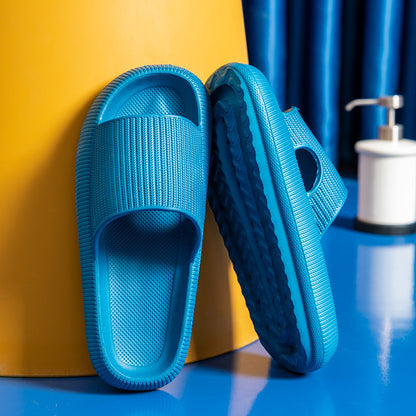 26-45 Size Hot EVA Shoes For Women Slippers Soft Soles Summer Bathroom Slippers - Big Cart Sky