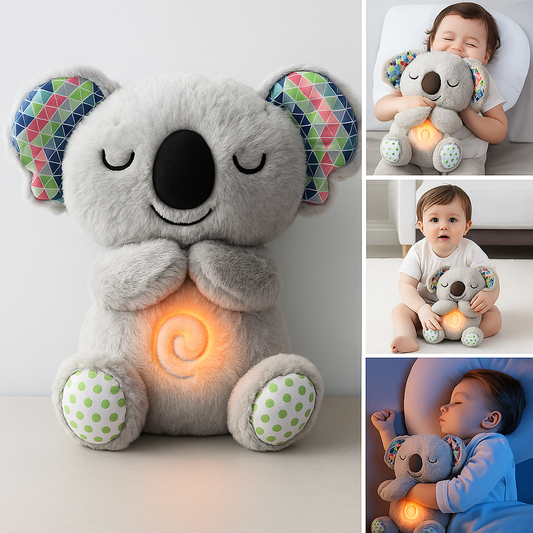 Cute Koala Enlightenment Sound And Light Koala Doll - Big Cart Sky
