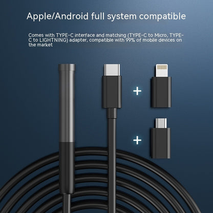 Single Lens HD Industrial Pipe Endoscope Support Three-in-one Mobile Phone Endoscope - Big Cart Sky