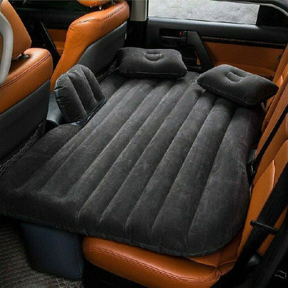 Inflatable Car Back Seat Mattress Portable SUV Travel Camping Soft Rest Air Bed - Big Cart Sky