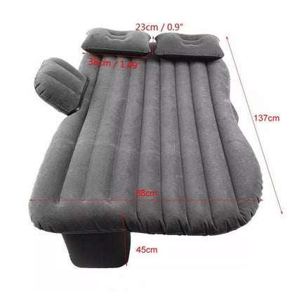 Inflatable Car Back Seat Mattress Portable SUV Travel Camping Soft Rest Air Bed - Big Cart Sky