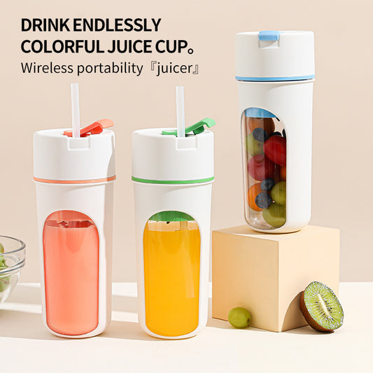 Kitchen Electric Juicer USB Charging Wireless Juices Blender Fruit Orange Mixer Squeezer Machine Ice Crush Cup Food Processor - Big Cart Sky