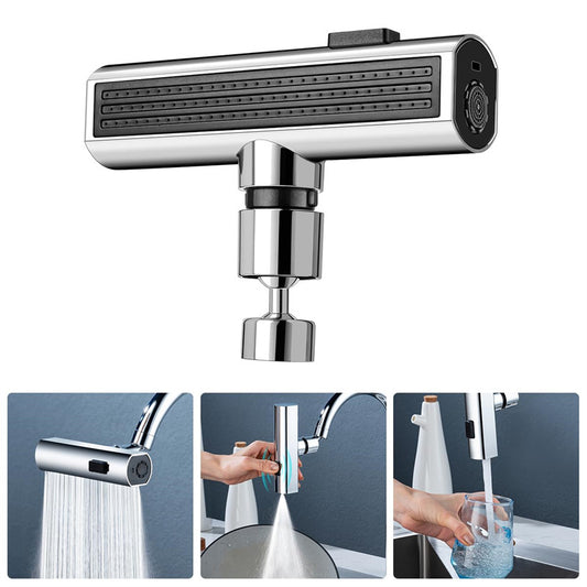 Kitchen Faucet Waterfall Outlet Splash Proof Universal Rotating Bubbler Multifunctional Water Nozzle Extension Kitchen Gadgets - Big Cart Sky