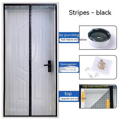 Decorative Magnetic Magic Door Curtain Stickers Punch-free Household - Big Cart Sky