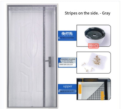 Decorative Magnetic Magic Door Curtain Stickers Punch-free Household - Big Cart Sky