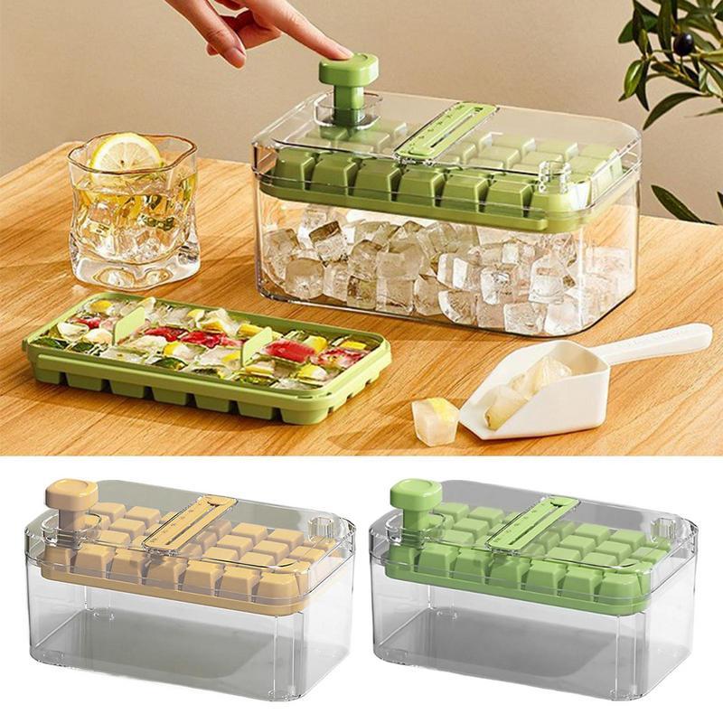 28 56 Grids Reusable Ice Mold Ice Cubes Tray DIY Moulds Ice Cubes Maker Release Homemade Ice Cubes Tray Mold Home Ice Making Tool - Big Cart Sky