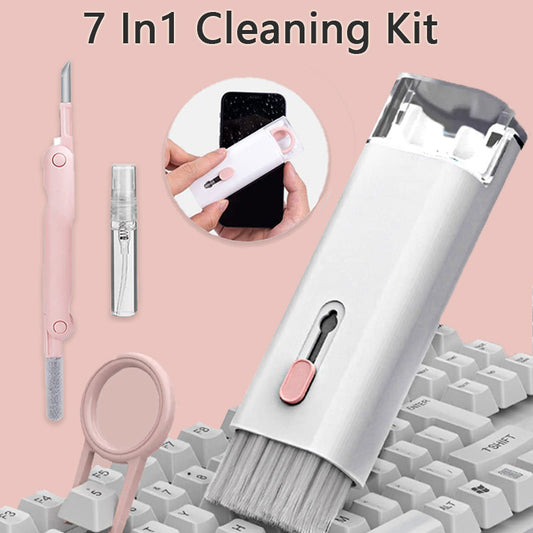 Multifunctional Bluetooth-compatible Headset Cleaning Pen Set Keyboard Cleaner Cleaning Tools Cleaner Keycap Puller Kit - Big Cart Sky