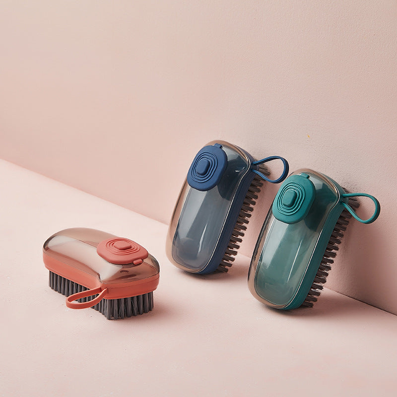 Multifunctional Automatic Liquid Cleaning Brush Soft Shoe Brush Clean Wash Shoe Artifact Laundry Brush Household Brush Clothes - Big Cart Sky
