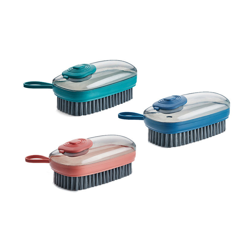Multifunctional Automatic Liquid Cleaning Brush Soft Shoe Brush Clean Wash Shoe Artifact Laundry Brush Household Brush Clothes - Big Cart Sky
