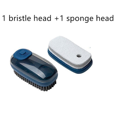 Multifunctional Automatic Liquid Cleaning Brush Soft Shoe Brush Clean Wash Shoe Artifact Laundry Brush Household Brush Clothes - Big Cart Sky