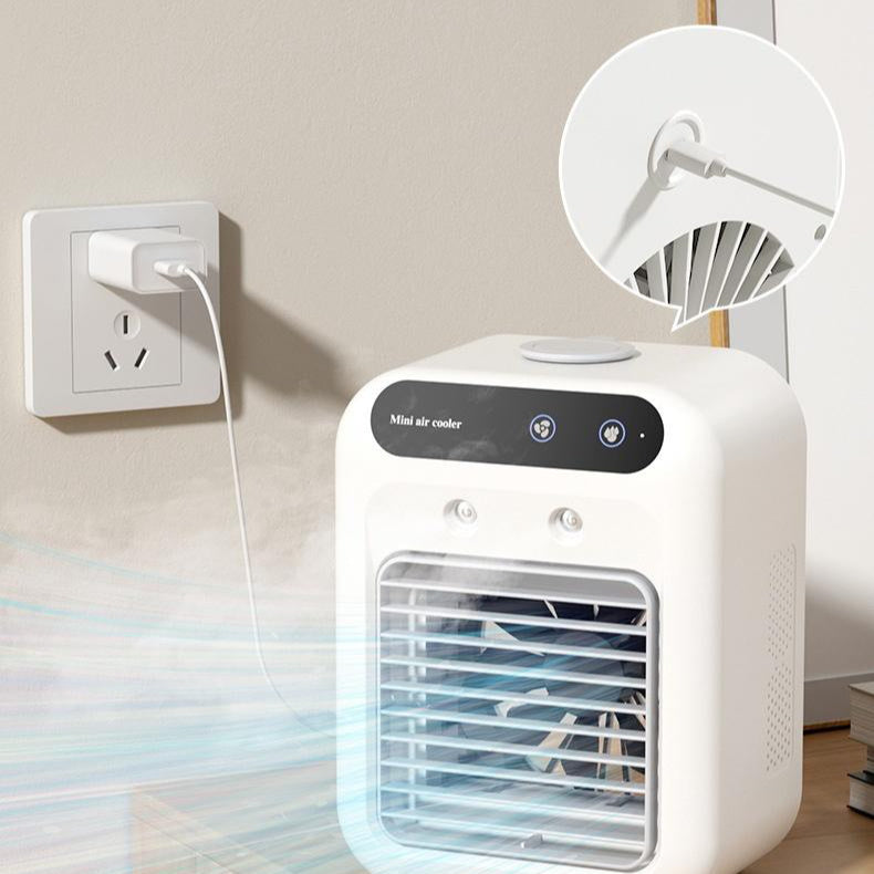 Air Conditioner Air Cooler Fan Water Cooling Fan Air Conditioning For Room Office Portable Air Conditioner Cars - Big Cart Sky