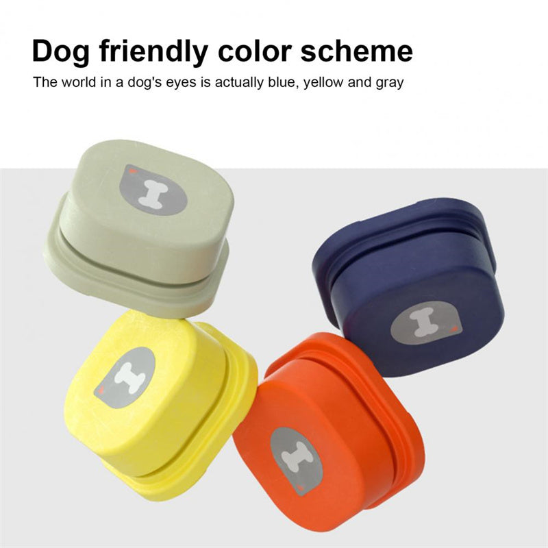 4 Colors Pet Communication Button One-click Prevent Physical Inactivity Recordable Dog Talking Button Toy Cat Toy Pet Products - Big Cart Sky