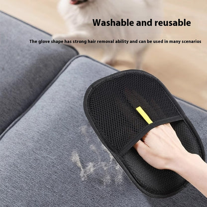 Pet Hair Remover Mitt Pet Hair Remover Gloves Deshedding Brush Glove For Dog Cat Rabbit With Long Short Curly Hair - Big Cart Sky