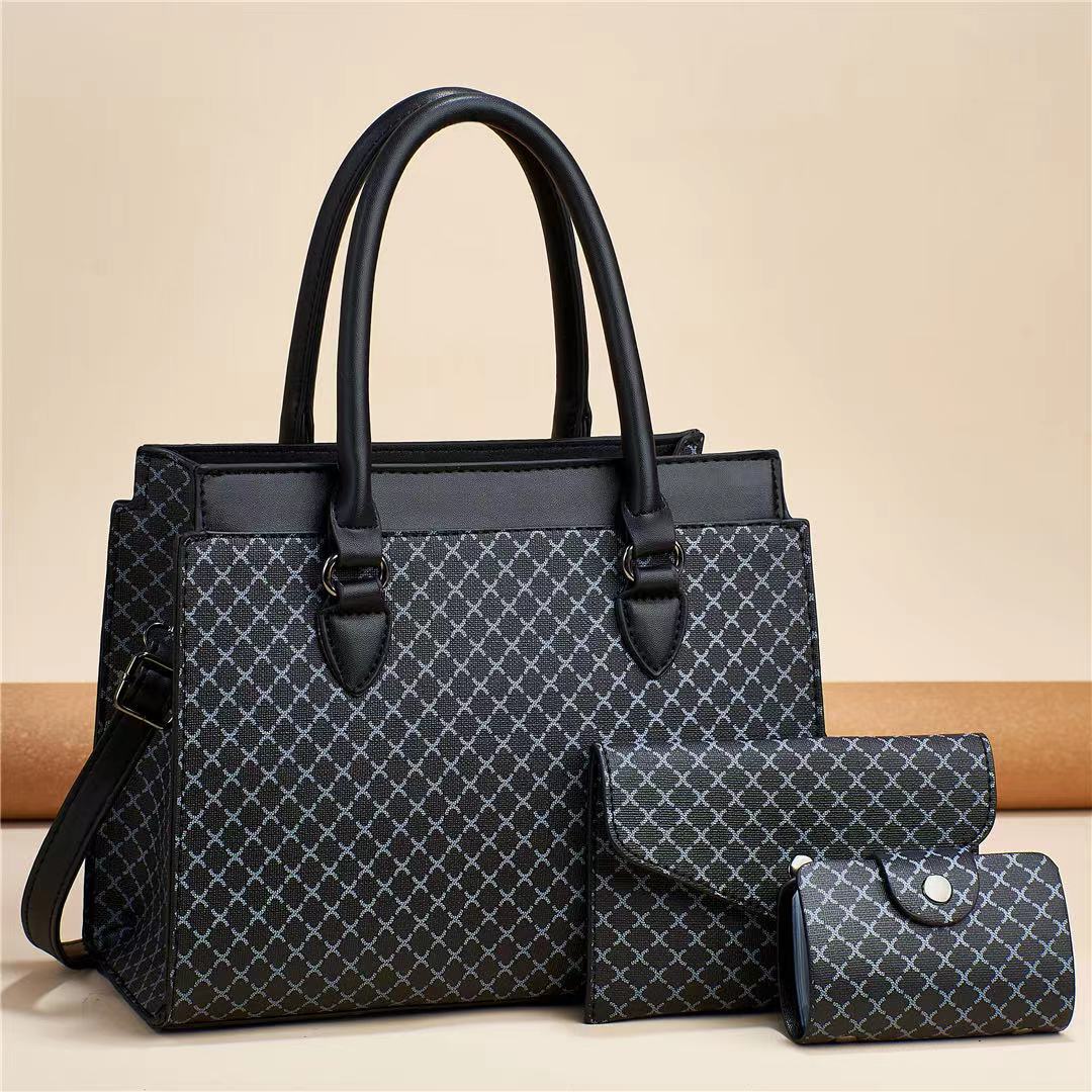 Plaid Women's Bag Suit Large Capacity Fashion - Big Cart Sky