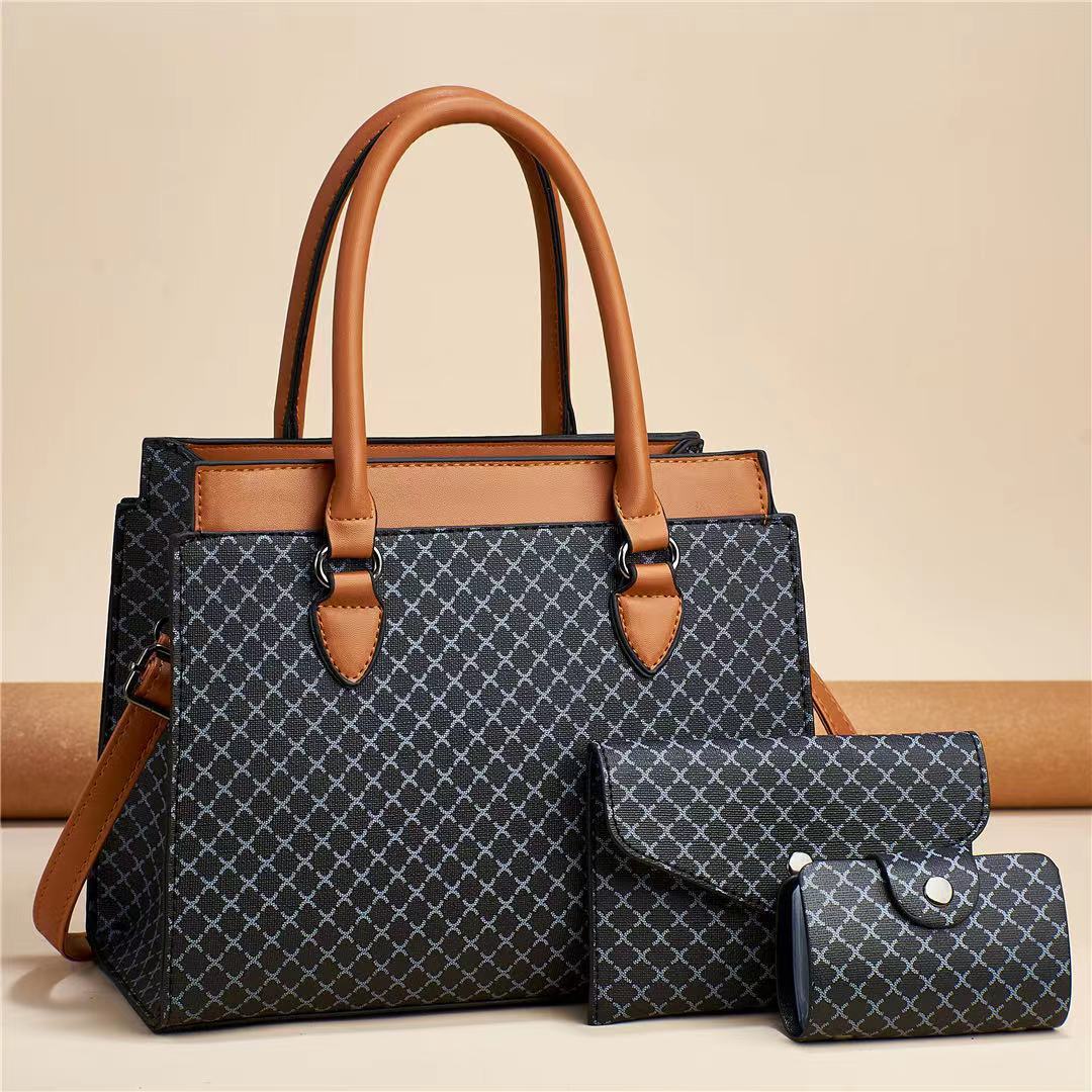 Plaid Women's Bag Suit Large Capacity Fashion - Big Cart Sky