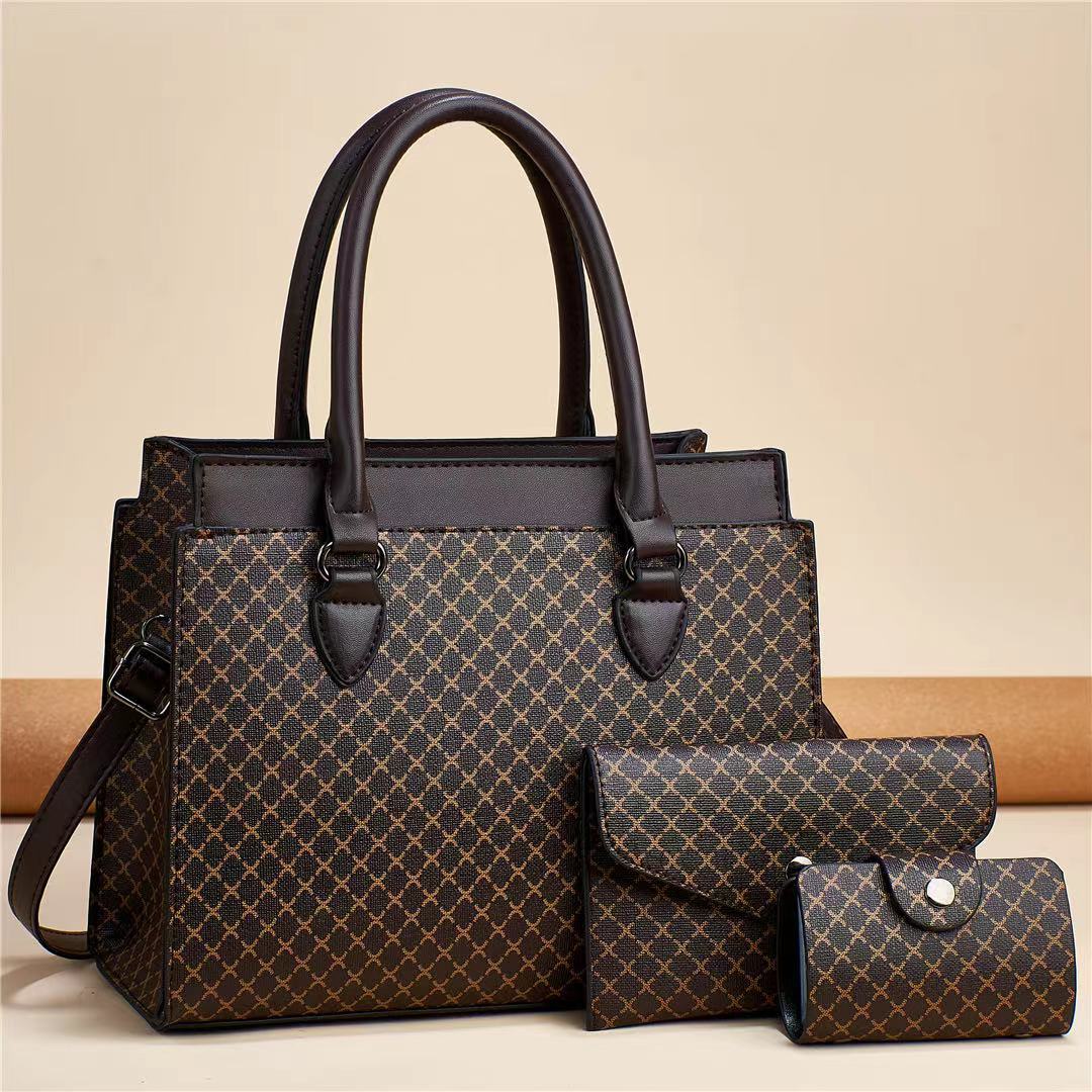 Plaid Women's Bag Suit Large Capacity Fashion - Big Cart Sky