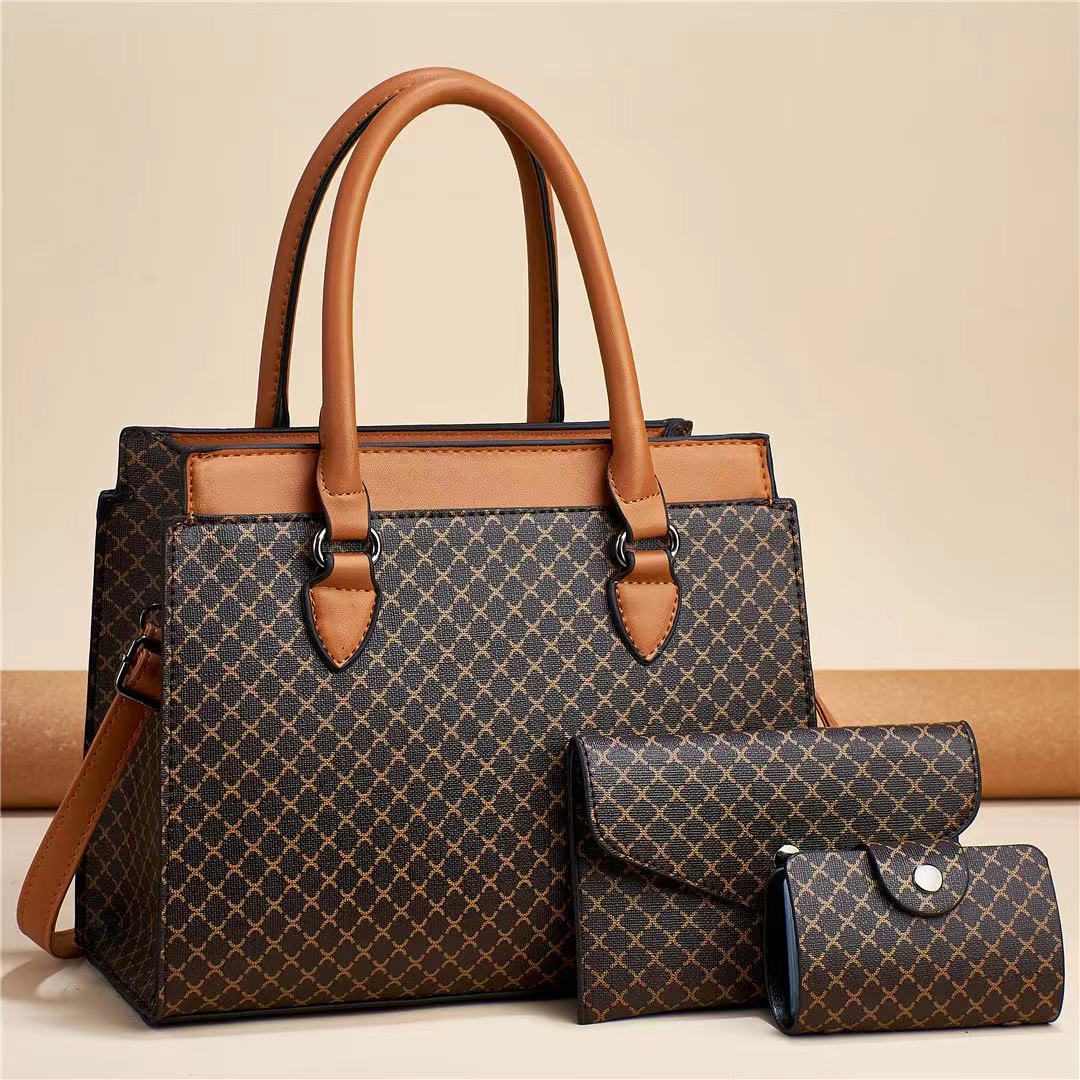 Plaid Women's Bag Suit Large Capacity Fashion - Big Cart Sky