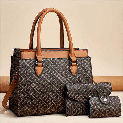 Plaid Women's Bag Suit Large Capacity Fashion - Big Cart Sky