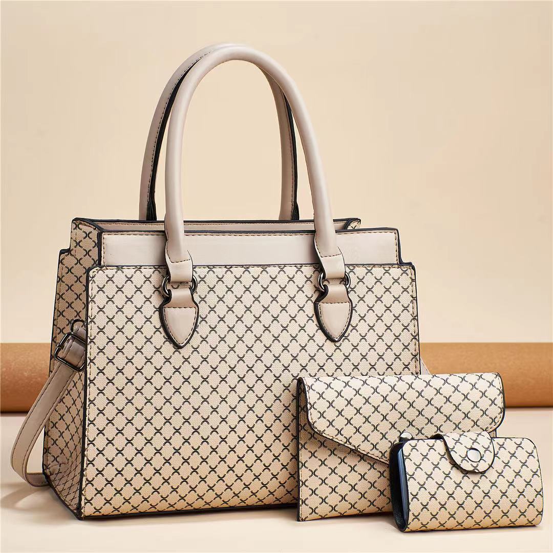 Plaid Women's Bag Suit Large Capacity Fashion - Big Cart Sky