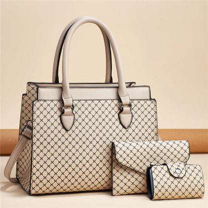 Plaid Women's Bag Suit Large Capacity Fashion - Big Cart Sky
