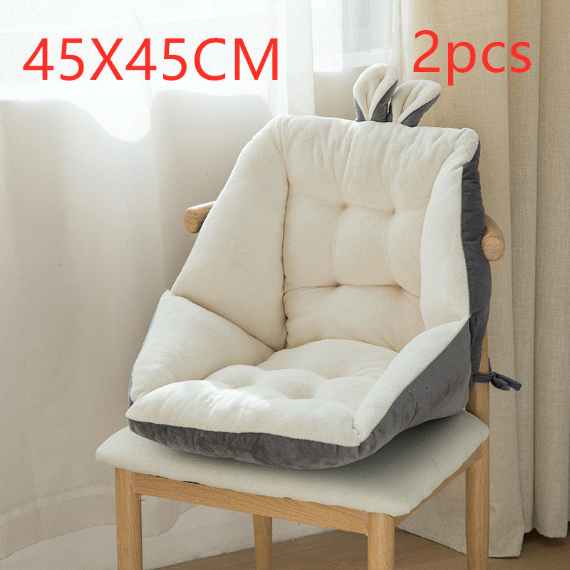 Sedentary Backrest Integrated Chair Cushion Seat Cushion - Big Cart Sky