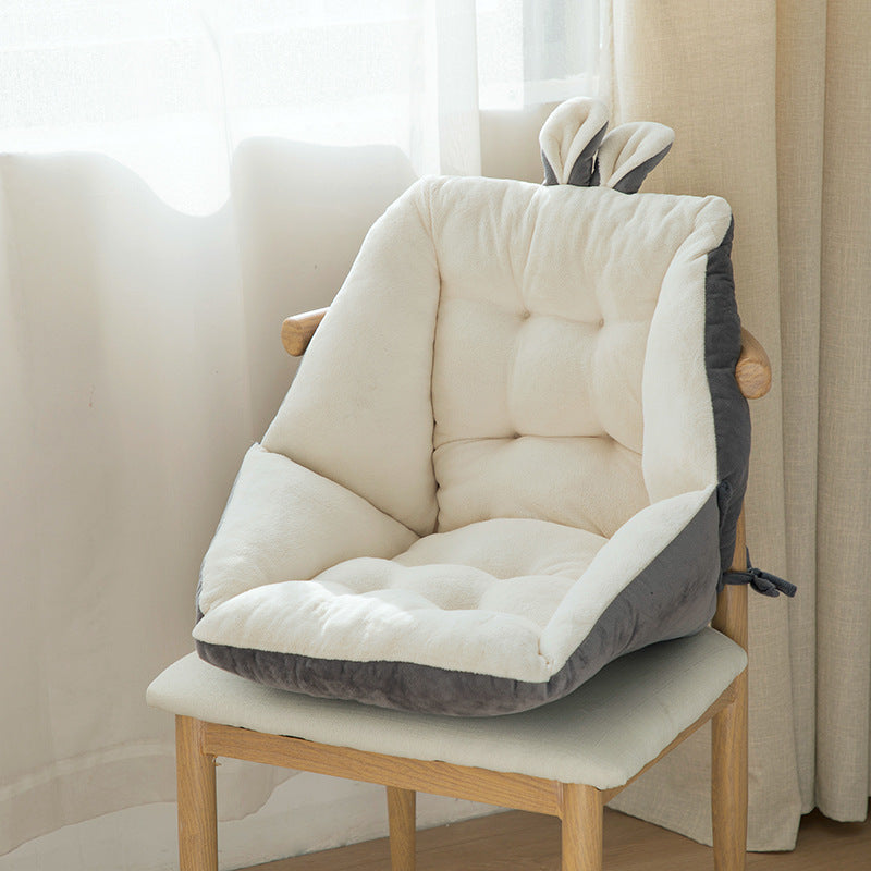 Sedentary Backrest Integrated Chair Cushion Seat Cushion - Big Cart Sky