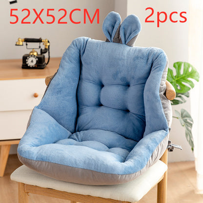Sedentary Backrest Integrated Chair Cushion Seat Cushion - Big Cart Sky