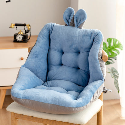 Sedentary Backrest Integrated Chair Cushion Seat Cushion - Big Cart Sky