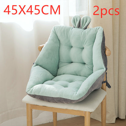 Sedentary Backrest Integrated Chair Cushion Seat Cushion - Big Cart Sky